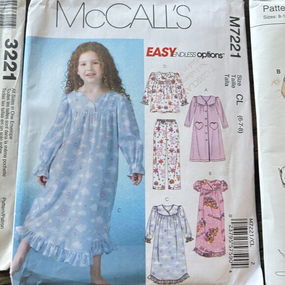 Lot of 9 Children’s Sewing Patterns | Simplicity, McCall’s‎ & More | Uncut Misc. - Picture 3 of 9